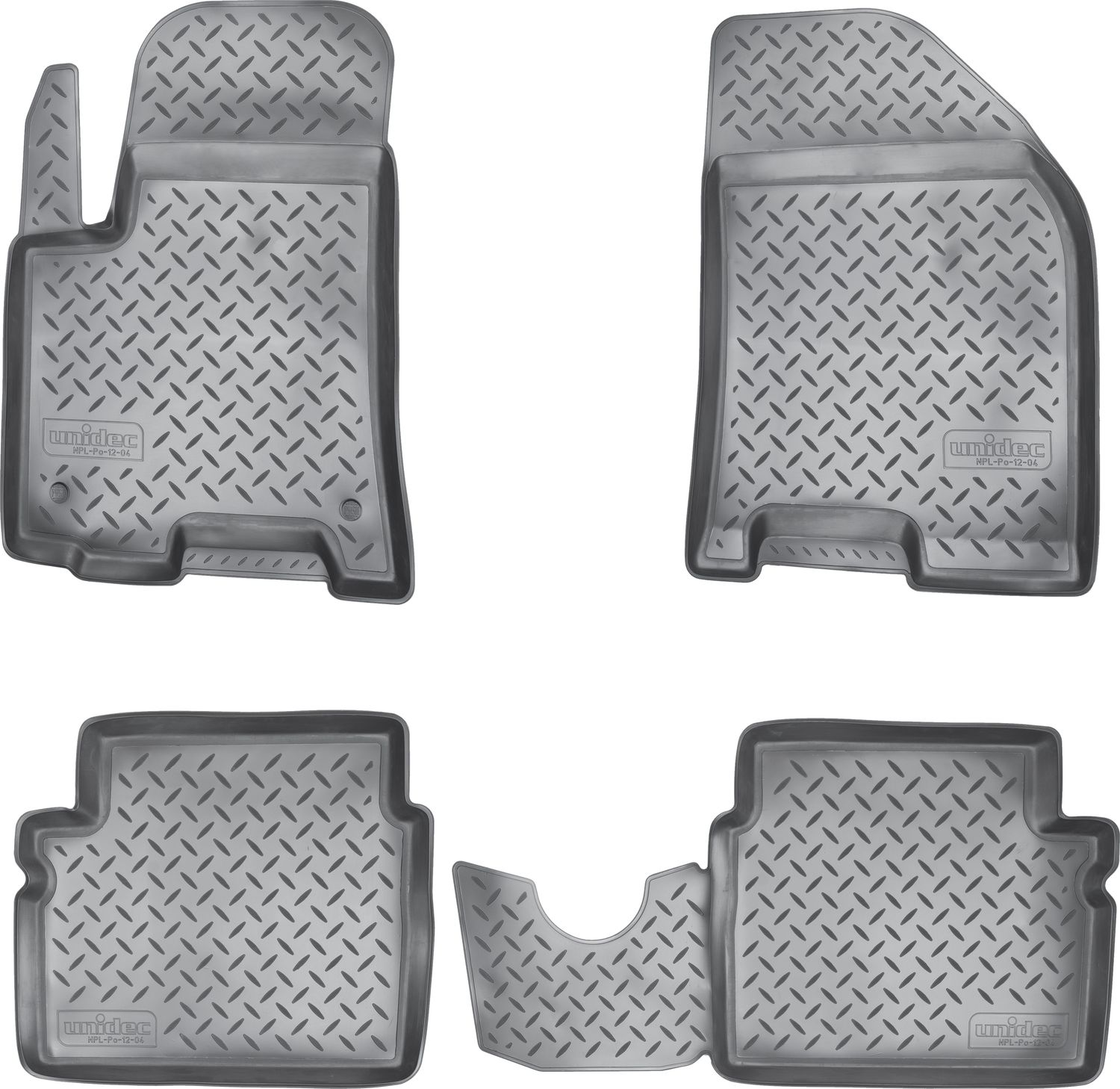 Коврики Норпласт для салона Chevrolet Aveo I 2006-2011. Артикул NPL-Po-12-04