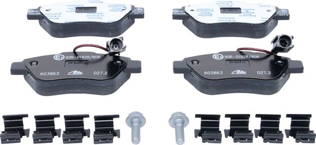 Тормозные колодки ATE передние для Citroen Nemo I 2010-2015. Артикул 13.0460-3863.2