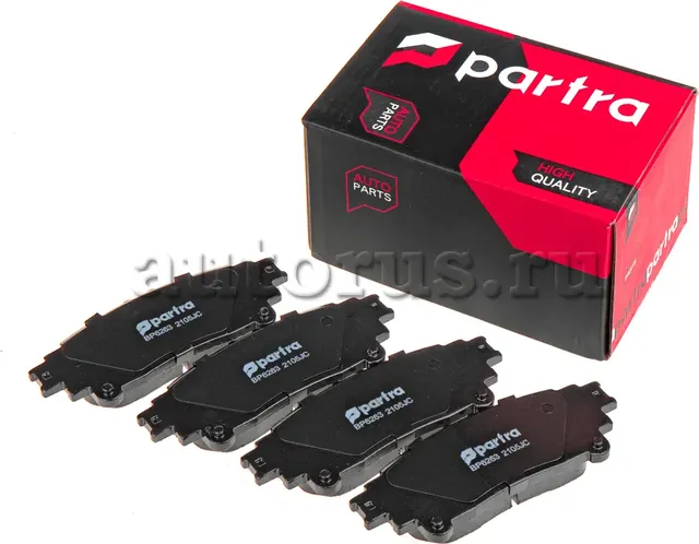 Колодки тормозные дисковые | перед прав/лев | (Partra) Partra. Артикул BP6263