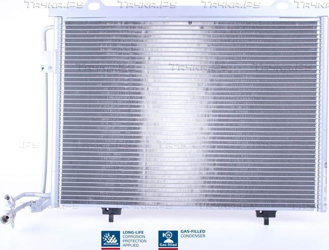 Радиатор кондиционера (конденсатор) Nissens (алюминий). Артикул 94282
