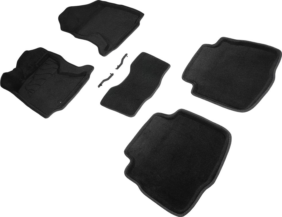 Коврики 3D Seintex для салона Subaru Outback VI 2019-2026 ЧЕРНЫЕ. Артикул 96694