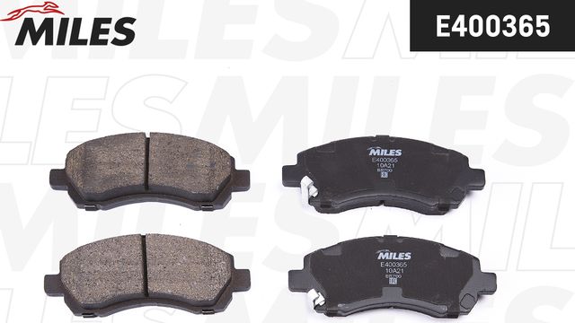 Тормозные колодки Miles (Low-Metallic). Артикул E400365