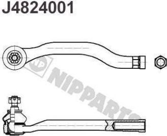 Наконечник рулевой тяги Nipparts. Артикул J4824001