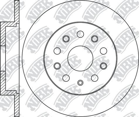 Тормозной диск NiBK задний для Audi Q3 II (F3) 2018-2026. Артикул RN1735