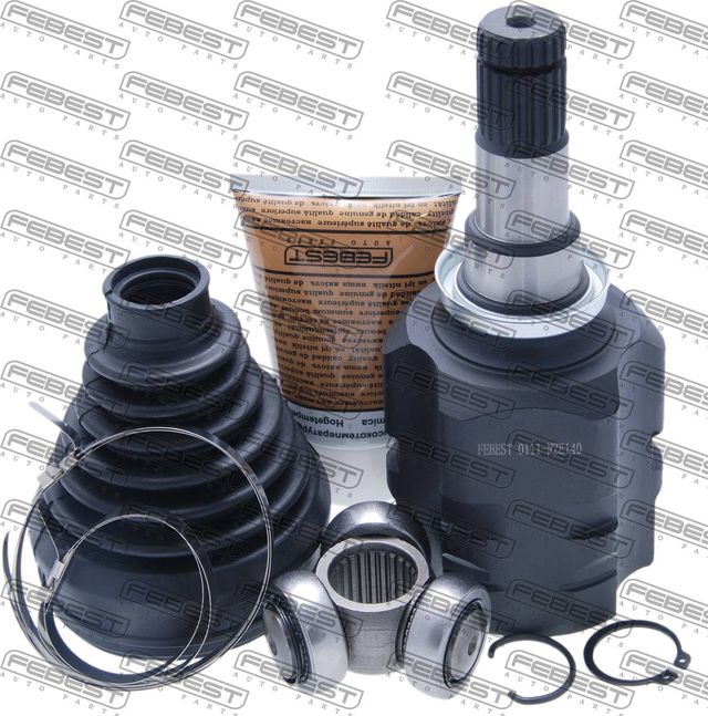 Шрус внутренний (граната) Febest передний левый для Toyota Corolla E140, E150 2006-2014. Артикул 0111-NZE140