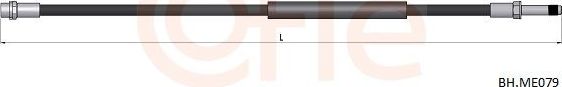 Тормозной шланг Cofle. Артикул 92.BH.ME079