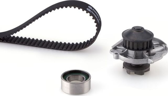 Помпа (водяной насос) с комплектом ремня ГРМ Gates PowerGrip® для Fiat Strada 1999-2001. Артикул KP15411XS
