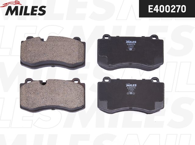 Тормозные колодки Miles (Low-Metallic). Артикул E400270