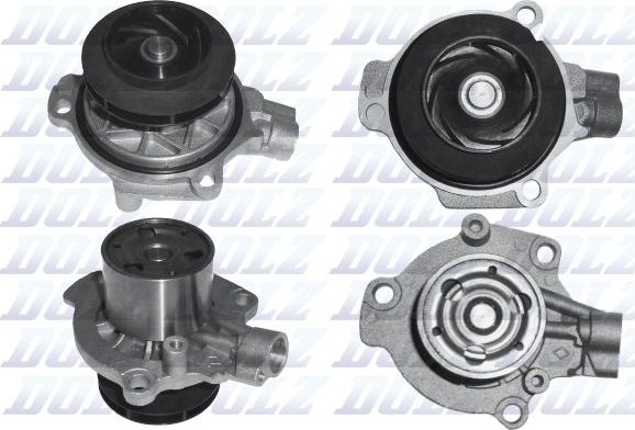 Помпа (водяной насос) Dolz для Volkswagen Tiguan I 2010-2018. Артикул A255