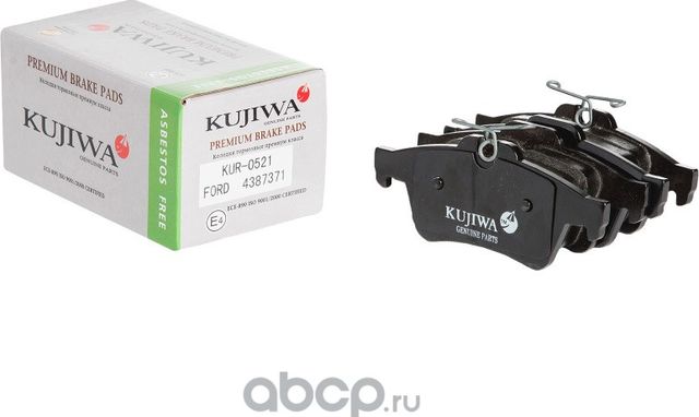 Колодки тормозные задние с пластинами KUR0521 KUJIWA 4387371 FORD. Артикул KUR0521