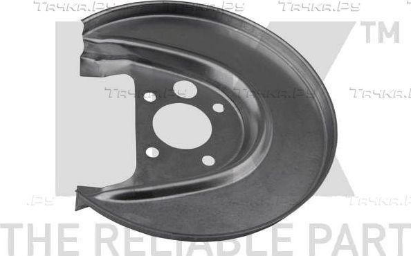 Кожух (щиток) тормозного диска NK задний правый для Volkswagen Golf IV 1997-2006. Артикул 234713