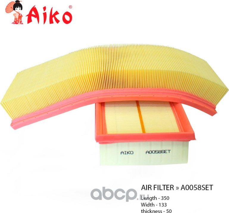 Фильтр воздушный. серия Exclusive AIKO Aiko. Артикул A0058SET