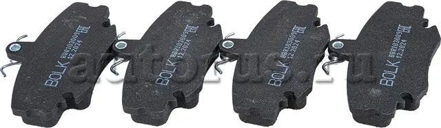 Колодки передние LADA Largus 8 кл. c ABS, RENAULT Logan (2004-) BOLK BBR103009 Bolk. Артикул BBR103009