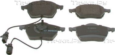 Тормозные колодки Bosch (Low-Metallic) передние для Audi S6 II (C5) 1999-2005. Артикул 0 986 424 482