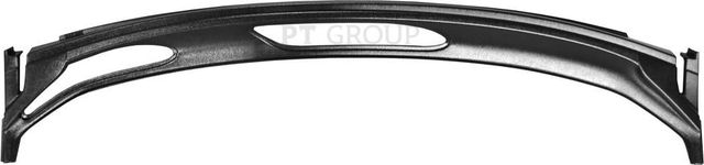 Накладка PT Group в проём стеклоочистителей (жабо) (черное тиснение) ABS для Renault Sandero I 2008-2014. Артикул RSA112101