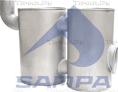 Глушитель Sampa для IVECO EuroTrakker 1993-2004. Артикул 061.369
