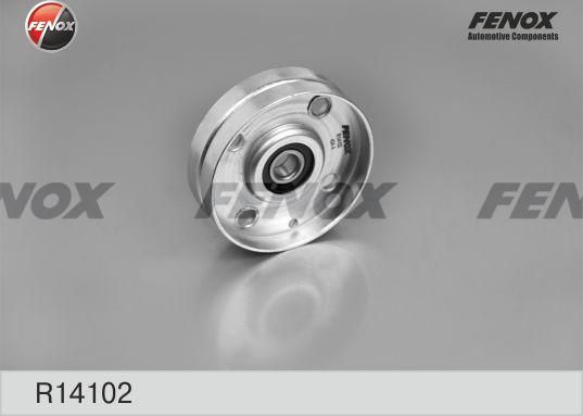 Натяжной ролик (натяжитель) приводного поликлинового ремня Fenox. Артикул R14102