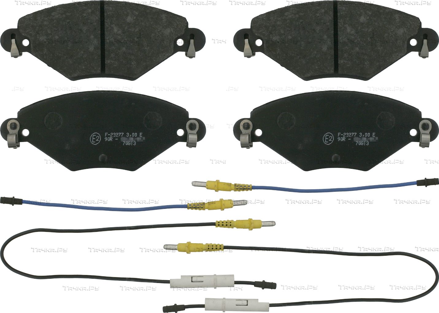 Тормозные колодки Blue Print передние для Citroen C5 I 2001-2004. Артикул ADP154246