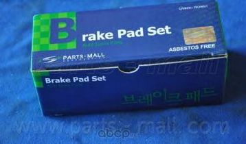 КОЛОДКИ ТОРМОЗНЫЕ ПЕРЕДНИЕ SOLARIS (Parts-Mall). Артикул PKA050