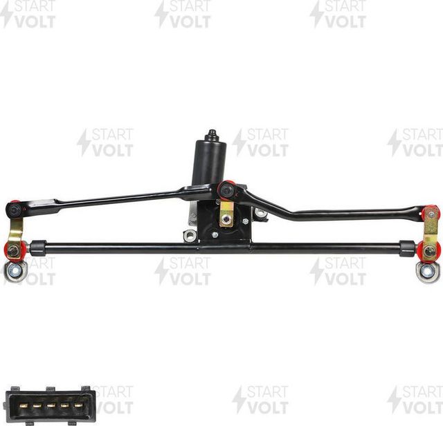 Трапеция стеклоочистителя (дворника) (в сборе) StartVOLT (Стальная труба) передний для MAN TGS 2007-2026. Артикул VWA 21002