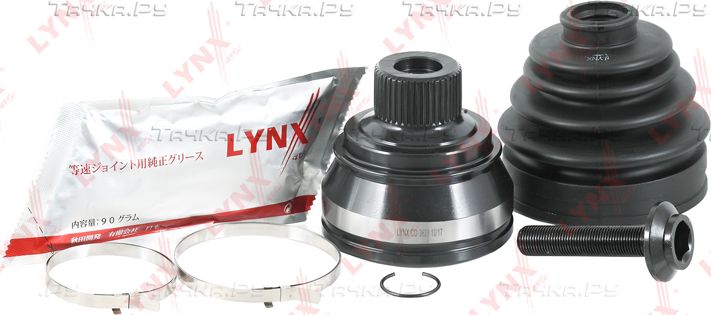 Шрус наружный (граната) LYNXauto для Audi A4 IV (B8) 2007-2015. Артикул CO-3829