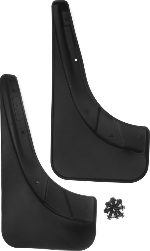 Брызговики Frosch (в пакете) задняя пара для Fiat Grande Punto 5-дв. 2005-2026. Артикул NLF.15.09.E11