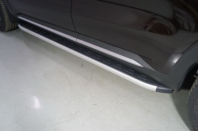 Пороги алюминиевые ТСС с пластиковой накладкой 1820 мм для Kia Sorento IV 2020-2026. Артикул KIASOR20-15AL