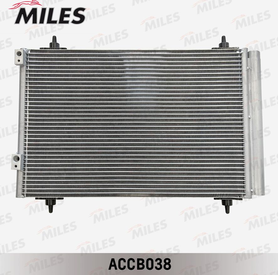 Радиатор кондиционера (конденсатор) Miles (алюминий). Артикул ACCB038