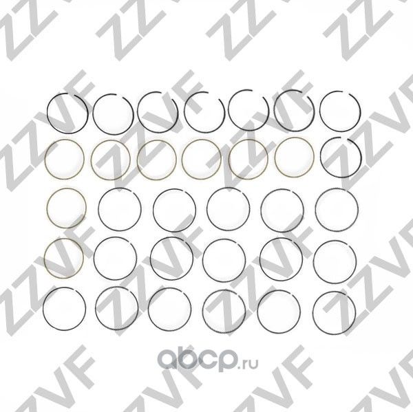 КОЛЬЦА ПОРШНЕВЫЕ КОМПЛЕКТ НА 4 ЦИЛИНДРА HR1 NISSAN 1.6L MICRA K12E 05-10 NOTE E (Zzvf). Артикул GRAEE00