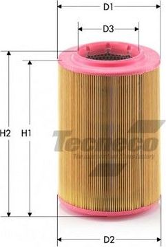 Воздушный фильтр  Tecneco Filters. Артикул AR259