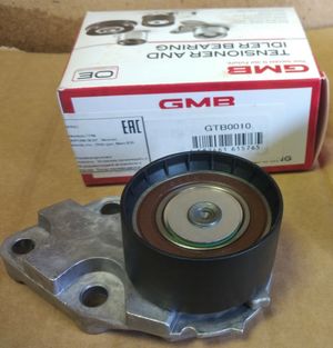 Натяжной ролик (натяжитель) ремня ГРМ GMB для Chevrolet Lacetti 2005-2013. Артикул GTB0010