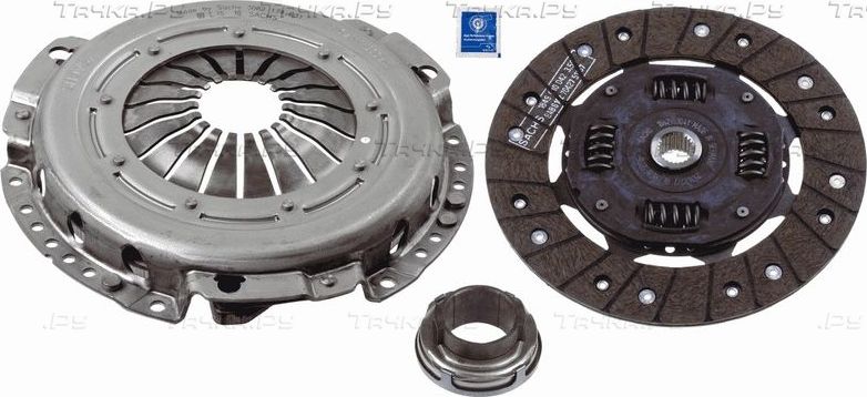 Сцепление (комплект) SACHS для Opel Calibra 1989-1997. Артикул 3000 176 001