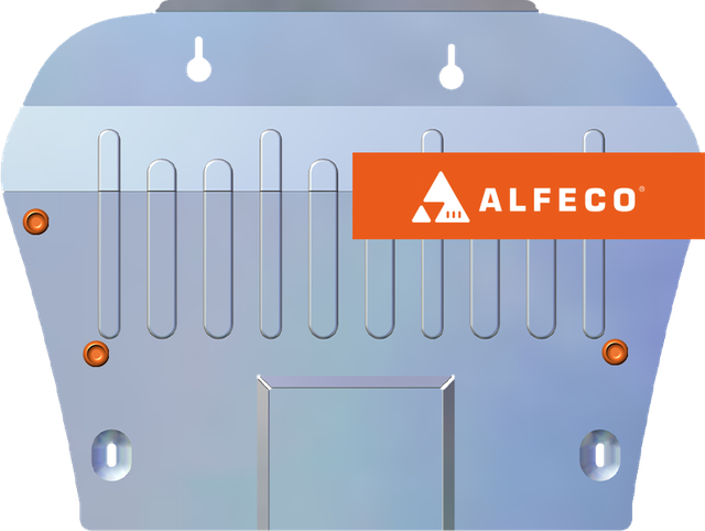 Защита алюминиевая Alfeco для картера и КПП Cadillac XT5 4х2, 4х4 2016-2026. Артикул ALF.03.23al