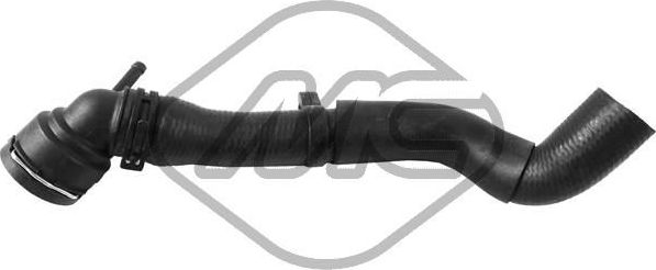 Патрубок радиатора (системы охлаждения) Metalcaucho. Артикул 09332