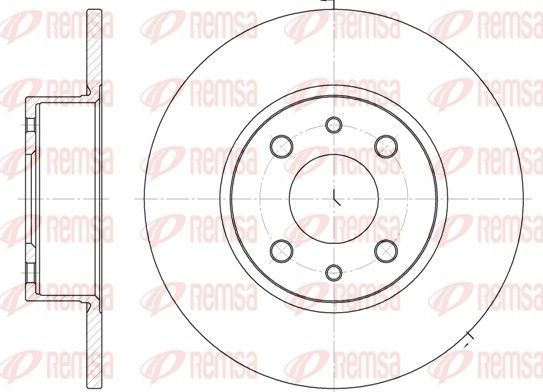 Тормозной диск Remsa. Артикул 6150.00