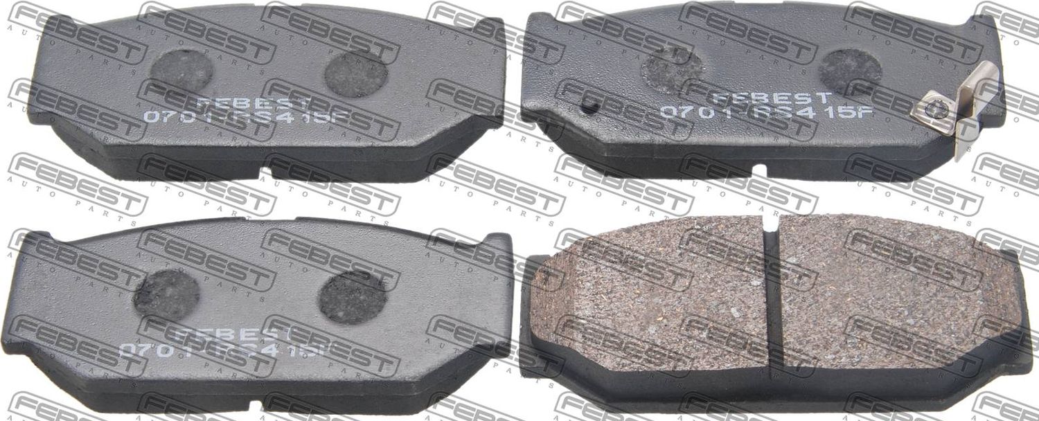 Тормозные колодки Febest. Артикул 0701-RS415F