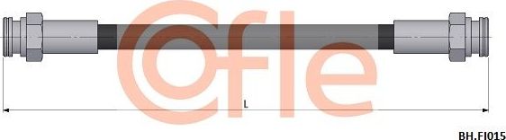 Тормозной шланг Cofle. Артикул 92.BH.FI015