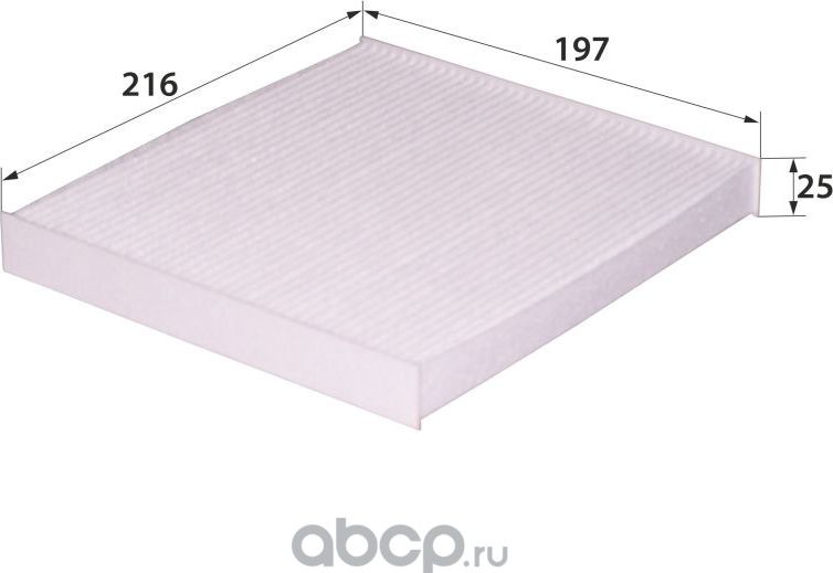 AC-401 GJ6A-61-P11 (фильтр салонный) (RB-Exide). Артикул AC401