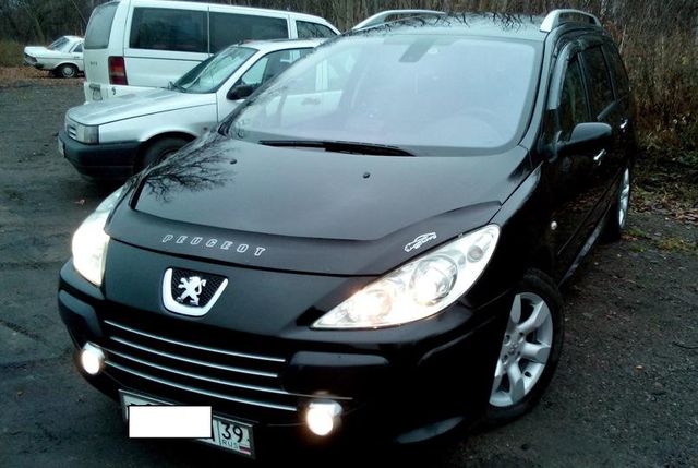 Дефлектор Vip-Tuning для капота Peugeot 307 2005-2008. Артикул PG10
