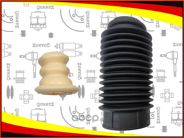 Пылезащитный комплект амортизатора (пыльник с отбойником) (Quartz). Артикул QZ0106