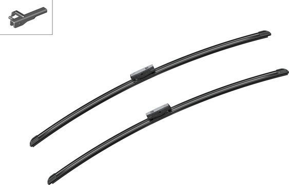 Щетки стеклоочистителя (дворники) Bosch передние для Citroen C6 2005-2012. Артикул 3 397 118 976