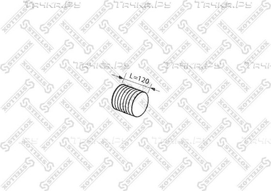 Гофра глушителя Stellox для Renault Premium I 1996-2006. Артикул 82-01640-SX