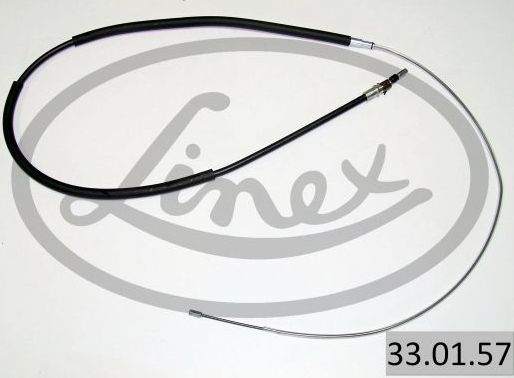 Трос ручника (тросик ручного тормоза) Linex. Артикул 33.01.57