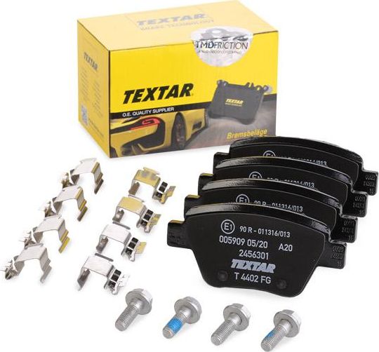 Тормозные колодки Textar Q+ задние для Volkswagen Jetta VI 2010-2019. Артикул 2456301