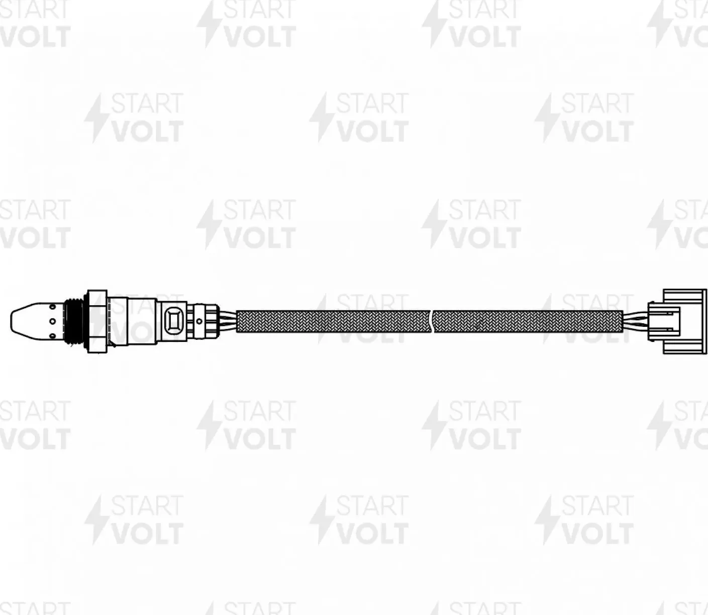 Датчик кисл. для а м Nissan Note (12-) 1.2i до кат. (VS-OS 1438) (Startvolt). Артикул VSOS1438