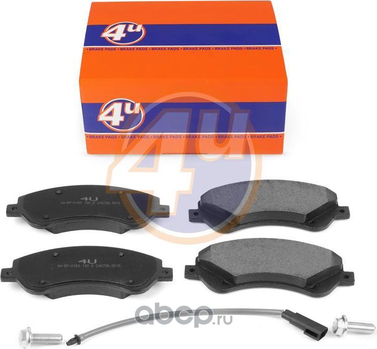 КОЛОДКИ ПЕР FORD TRANSIT BUS (FD_ _, FB_ _, FS_ _, FZ_ _, FC_ _) TRANSIT VAN (FA (4U). Артикул 4UBP0160