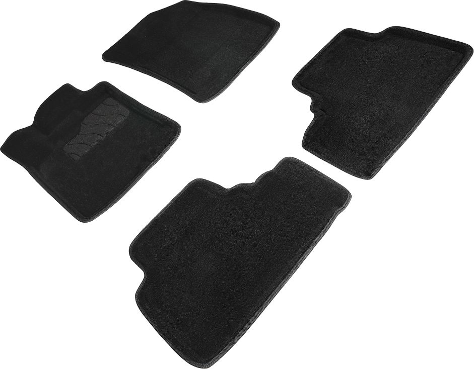Коврики Seintex 3D ворсовые для салона Haval Jolion 2WD 2021-2026 ЧЕРНЫЕ. Артикул 96900