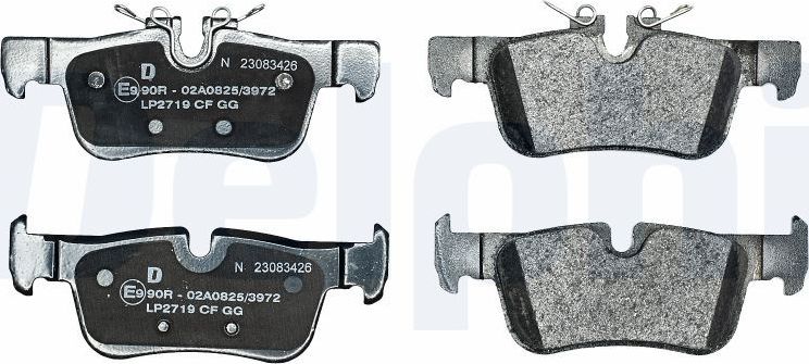 Тормозные колодки Delphi (Low-Metallic). Артикул LP2719