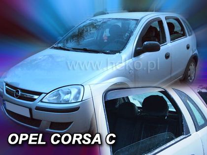 Дефлекторы Heko для окон Opel Corsa C 5-дв. 2000-2006. Артикул 25366