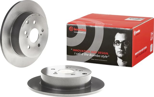 Тормозной диск Brembo UV Coated задний для Toyota Verso I 2009-2018. Артикул 08.B646.11
